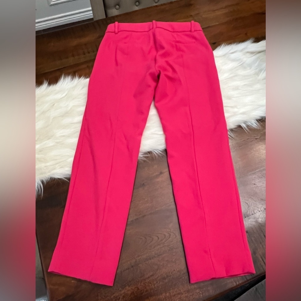 J.Crew Cameron Pant 4P Hot Pink Slim Ankle Work Career NWT - Picture 5 of 7